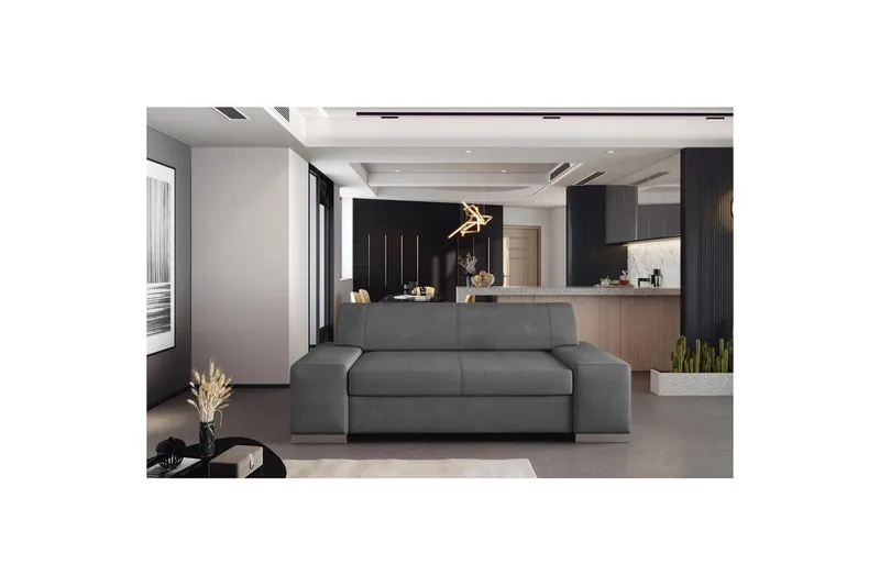 Sofa Eltap Porto, Paros 06, Grå, 2190x62x73 cm
