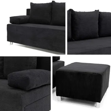 sofa + puff Dover Poso 03 - Møbler - Sofaer - Sovesofaer