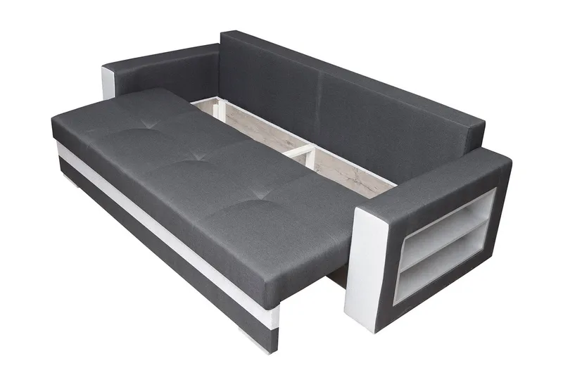 Sovesofa 236cm - Mørkegrå - Møbler - Sofaer - Sovesofaer