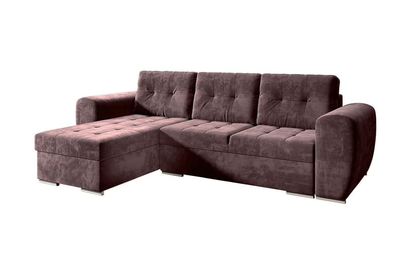 Sovesofa med divan, Lilla