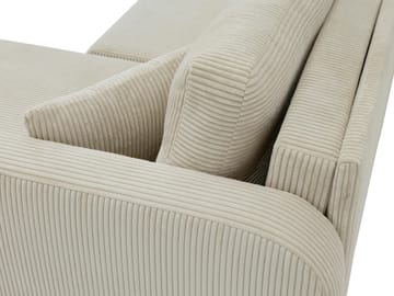 Toren sovesofa med oppbevaring og divan høyre - Beige - Møbler - Sofaer - Sovesofaer