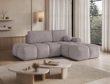 Vittario 3-seters Bubblig sovesofa med divan og oppbevaring Høyre - Modullo 03 - Møbler - Sofaer - Sovesofaer