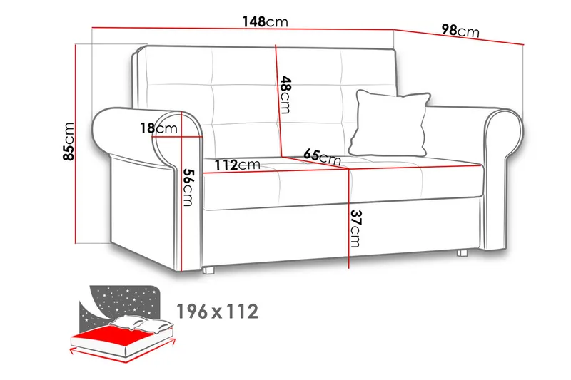 Viva Sofa - Møbler - Sofaer - Sovesofaer