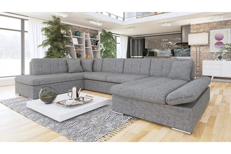 Zumar U-sovesofa 345x205x77 cm - Møbler - Sofaer - Sovesofaer