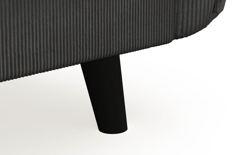 Trend Lyx 2-seters Manchestersofa - Mørkegrå - Møbler - Sofaer - 2 seter sofa