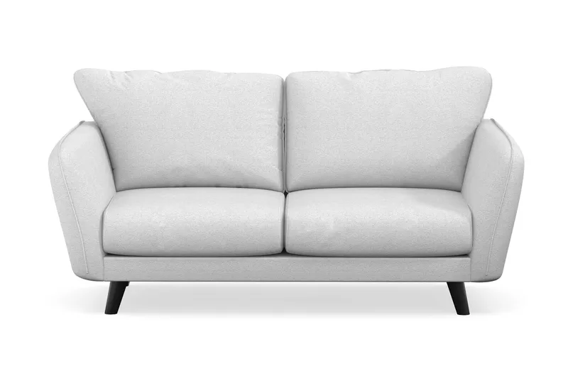 Trend Lyx 2-seters Stoffsofa, Lysegrå