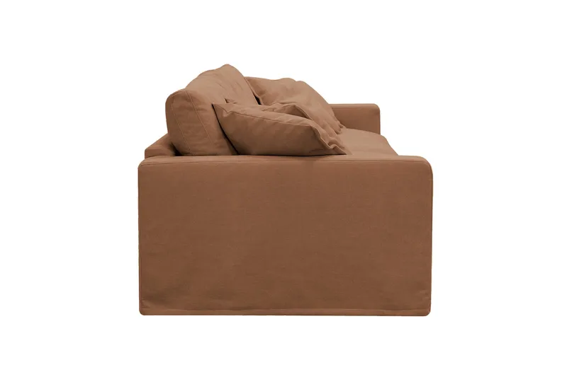 Valencia Ekstra dyp 4-seters sofa - Rustrødbrun - Møbler - Sofaer - 4 seter sofa