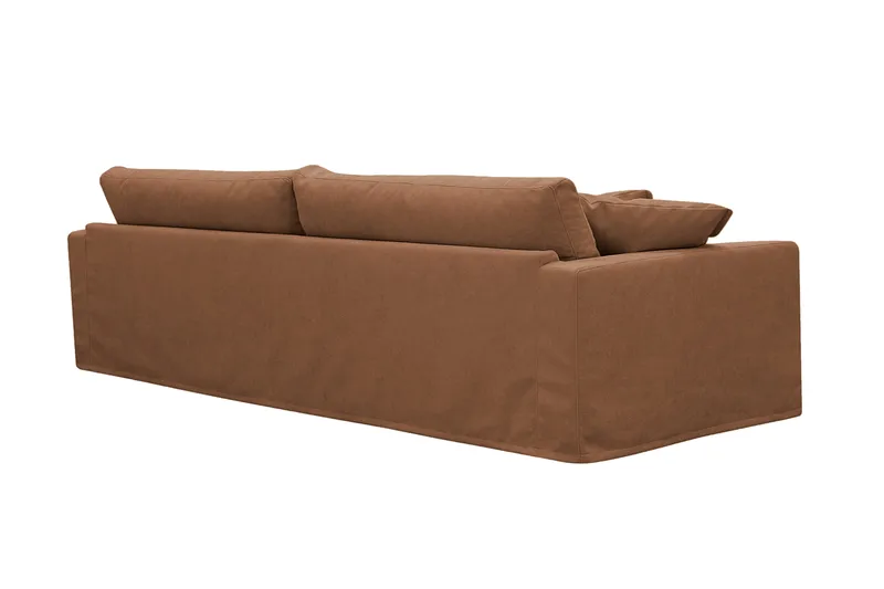 Valencia Ekstra dyp 4-seters sofa - Rustrødbrun - Møbler - Sofaer - 4 seter sofa