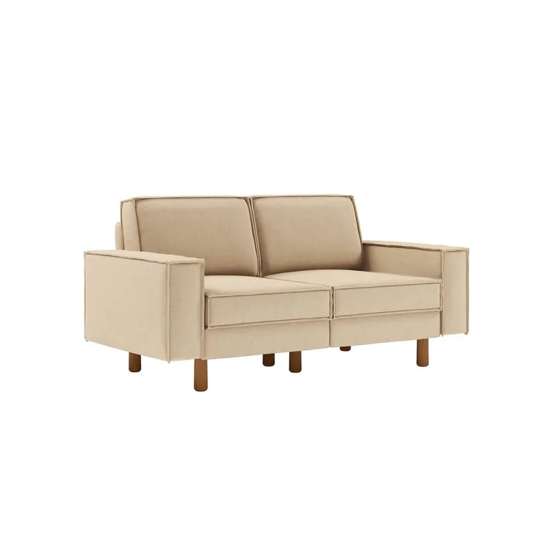 Vilsa 2-seters sofa - Sand - Møbler - Sofaer - Fløyel sofaer
