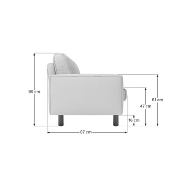 Vilsa 3-seters sofa - Beige - Møbler - Sofaer - Sofa 3 seter