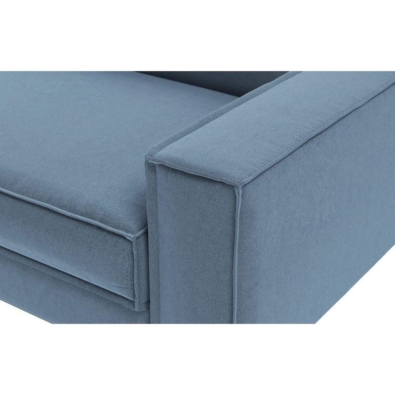 Vilsa 3-seters sofa - Brun/Blå - Møbler - Sofaer - Fløyel sofaer