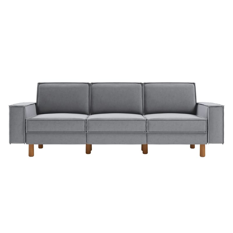 Vilsa 3-seters sofa - Grå - Møbler - Sofaer - Fløyel sofaer