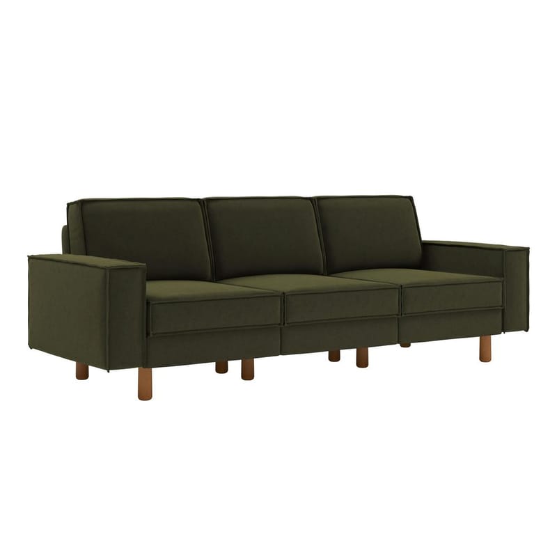 Vilsa 3-seters sofa - Grønn - Møbler - Sofaer - Fløyel sofaer