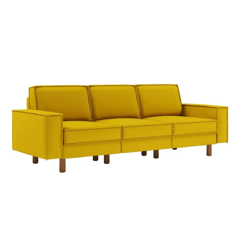 Vilsa 3-seters sofa, Gul