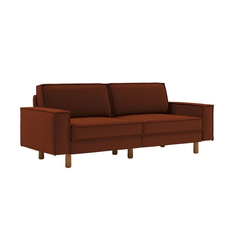 Vilsa 3-seters sofa - Rød - Møbler - Sofaer - Fløyel sofaer
