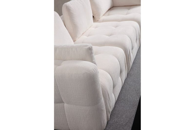 Yvara Sofa 3-sits - Hvit - Møbler - Sofaer - Modulsofaer - Komplett modulsofa