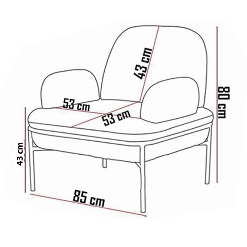 Zyricus sofagruppe 2-seters sofa + 2 lenestoler Teddy - Teglrød - Møbler - Sofaer - Sofagrupper