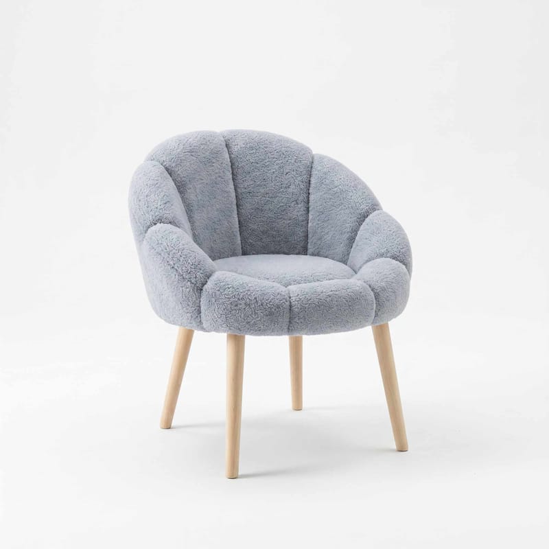 Ørelappstol Atelier Del Sofa Papatya (70 x 110 x 70 cm) Grå