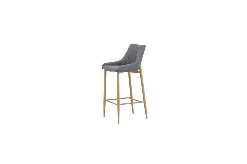Barstol Plaza 2-pack Natur/Mørkgrå - Møbler - Stoler & lenestoler - Barstoler