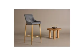 Barstol Plaza 2-pack Natur/Mørkgrå - Møbler - Stoler & lenestoler - Barstoler