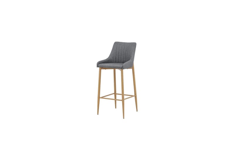 Barstol Plaza 2-pack Natur/Mørkgrå - Møbler - Stoler & lenestoler - Barstoler
