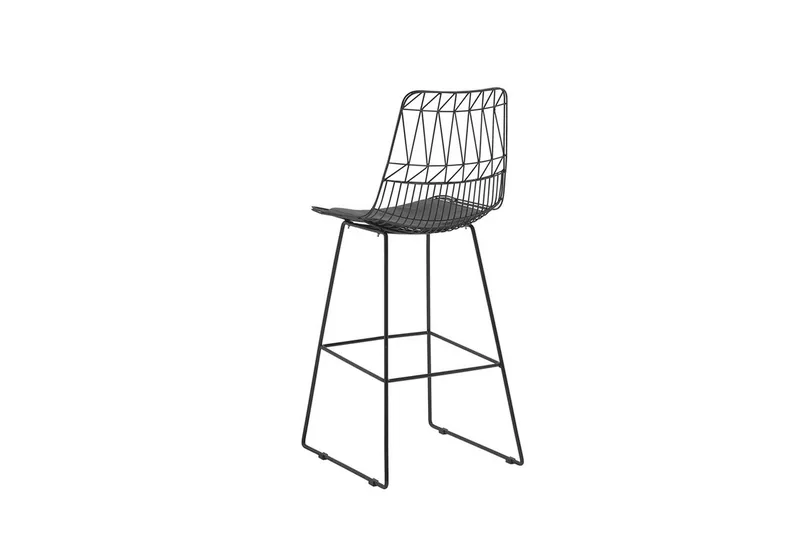 Preston Barstol 48 cm - Svart - Møbler - Stoler & lenestoler - Barstoler