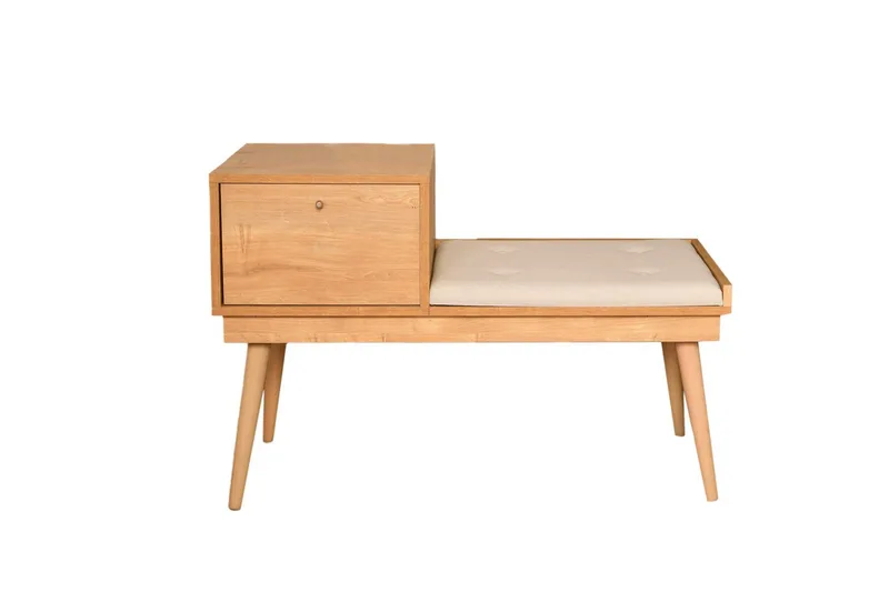 Botkins Skoskap 105 cm, Eik/Krem