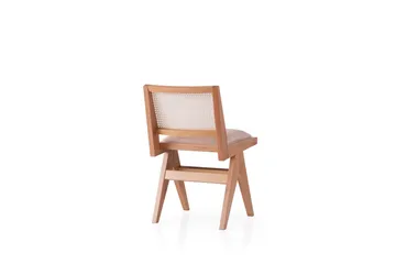 Ervin Spisestol - Eik/Beige - Møbler - Stoler & lenestoler - Spisestuestoler & kjøkkenstoler