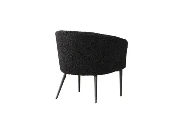 Fluffy Lenestol - Svart - Møbler - Stoler & lenestoler - Lenestoler