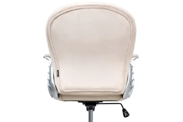Kontorstol Princess - Beige, Sølv, Svart - Møbler - Stoler & lenestoler - Kontorstol & skrivebordsstol