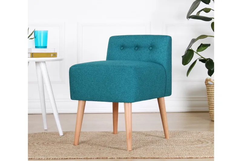 Anaro Sittepuff 43 cm Rektangulær, Grønn