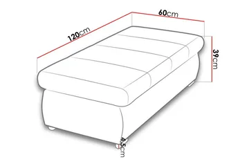 Cerys Fotpall 60 cm - Møbler - Stoler & lenestoler - Krakk - Fotskammel