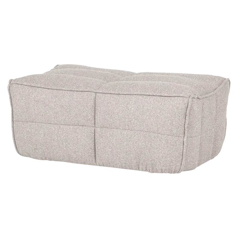 Fotskammel Cluster 104 cm, Sandbeige