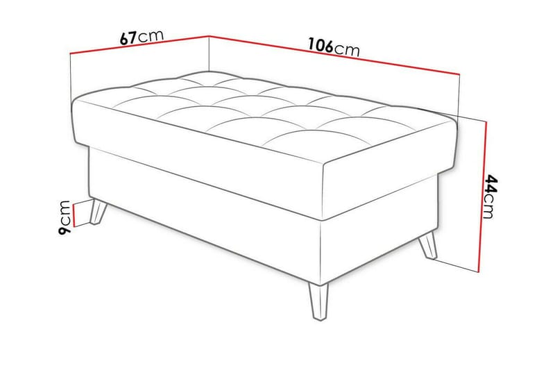 Kintore fotskammel 67 cm - Møbler - Stoler & lenestoler - Krakk - Fotskammel