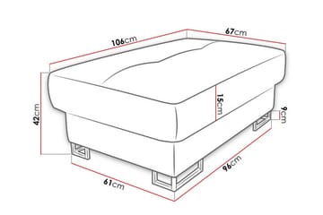 Reginia fotskammel 67 cm - Møbler - Stoler & lenestoler - Krakk - Fotskammel