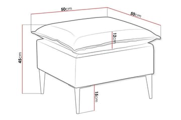 Staffin Fotskammel 50 cm - Møbler - Stoler & lenestoler - Krakk - Fotskammel
