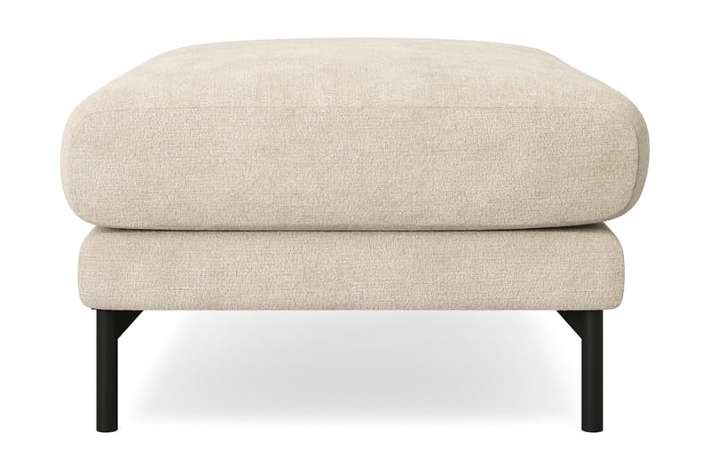 Menard Premium fotskammel i chenille - Beige - Møbler - Stoler & lenestoler - Krakk - Fotskammel