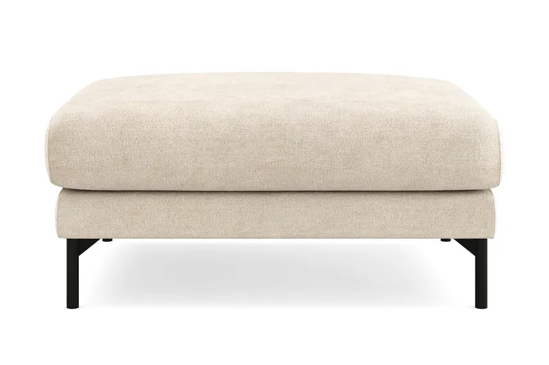 Menard Premium fotskammel i chenille - Beige - Møbler - Stoler & lenestoler - Krakk - Fotskammel