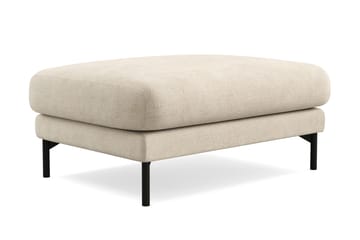 Menard Premium fotskammel i chenille - Beige - Møbler - Stoler & lenestoler - Krakk - Fotskammel