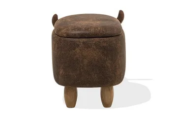 Cow Puff 60 cm - Brun - Møbler - Stoler & lenestoler - Krakk - Puff