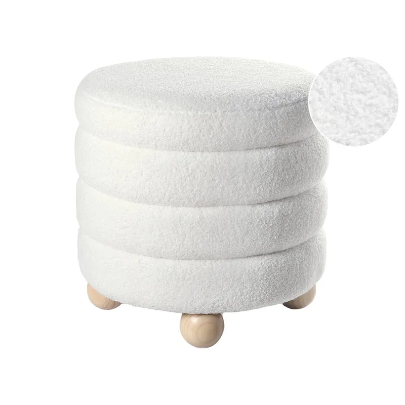 Sittpuff Offwhite - Møbler - Stoler & lenestoler - Krakk - Puff