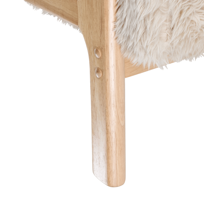Lenestol Skovde - Lys beige - Møbler - Stoler & lenestoler - Lenestoler