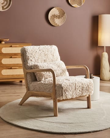 Lenestol Skovde - Lys beige - Møbler - Stoler & lenestoler - Lenestoler