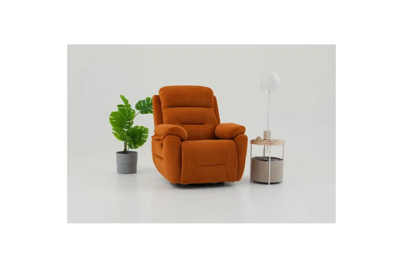 Angola Manuell reclinerstol - Rød - Møbler - Stoler & lenestoler - Lenestoler - Recliner & kinostol