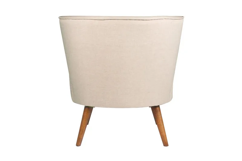 Biby Lenestol med Armlene - Beige - Møbler - Stoler & lenestoler - Lenestoler - Lenestoler uten armlene