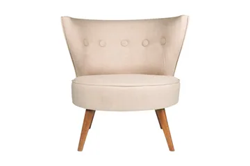 Biby Lenestol med Armlene - Beige - Møbler - Stoler & lenestoler - Lenestoler - Lenestoler uten armlene