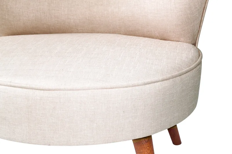 Biby Lenestol med Armlene - Beige - Møbler - Stoler & lenestoler - Lenestoler - Lenestoler uten armlene
