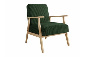Knocklong Fåtölj Dark green/Brown - Møbler - Stoler & lenestoler - Lenestoler