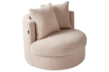Lenestol Dalby Beige - Beige - Møbler - Stoler & lenestoler - Lenestoler - Lenestoler uten armlene