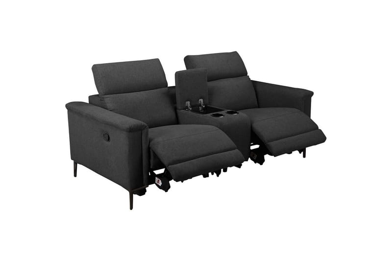 Lund Liggestol - Grå - Møbler - Sofaer - Reclinersofaer - 2 seters kinosofa & reclinersofa